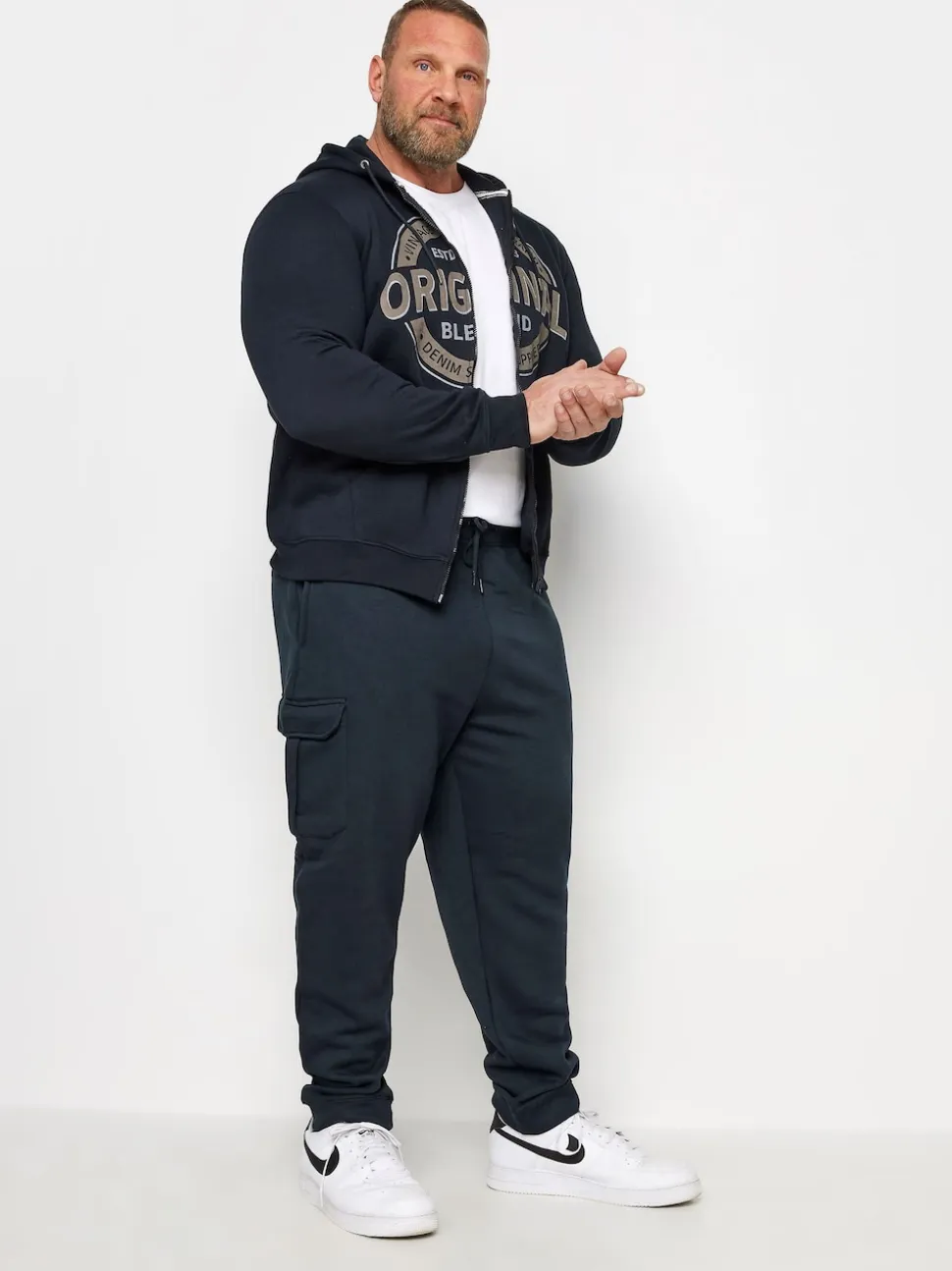 BadRhino Big & Tall Blue Cargo Joggers