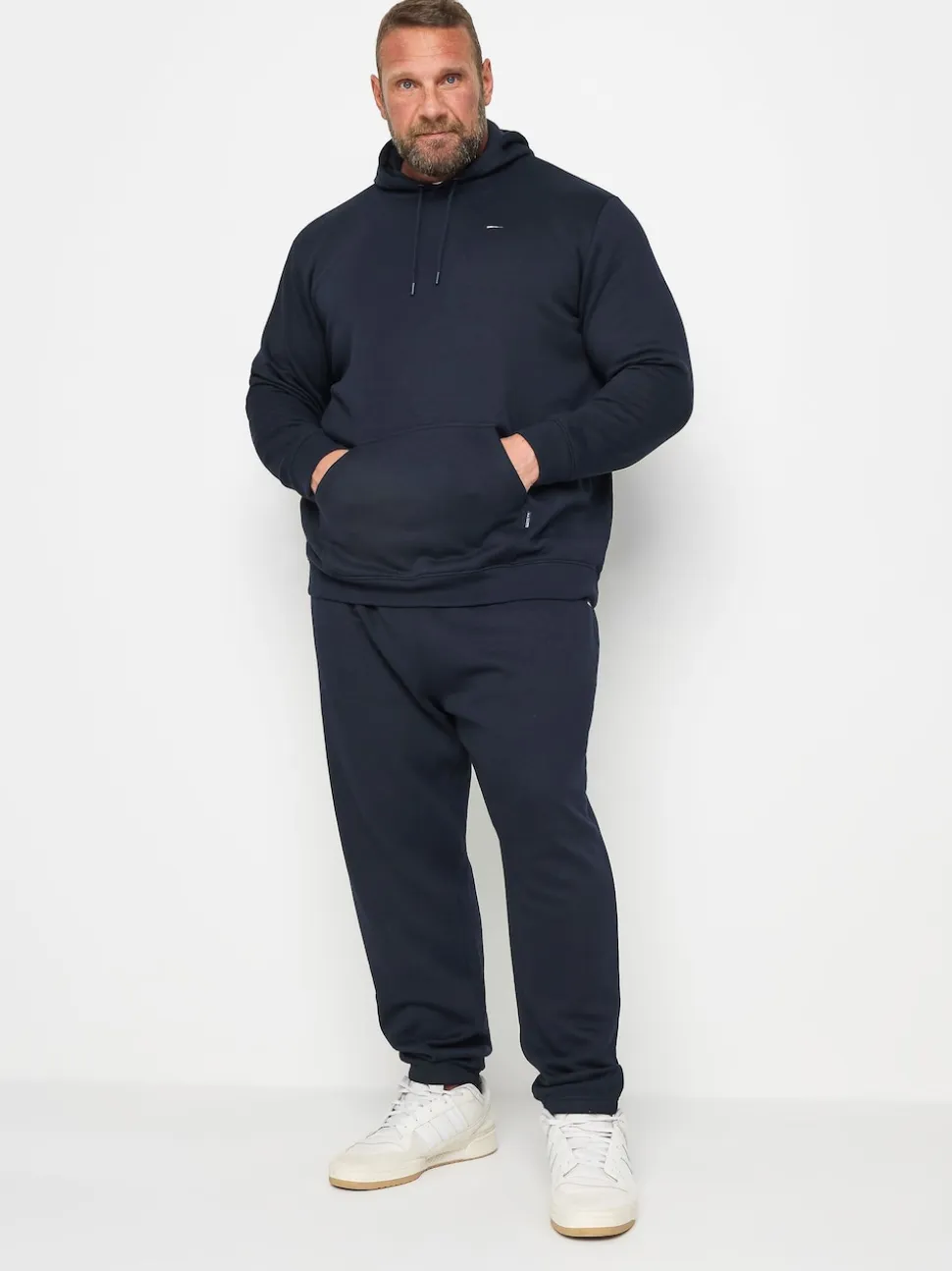 BadRhino Big & Tall Blue Essential Hoodie