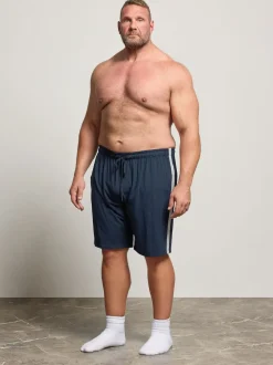 BadRhino Big & Tall Blue Jersey Lounge Shorts