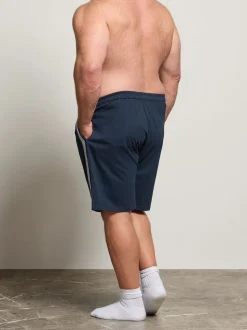 BadRhino Big & Tall Blue Jersey Lounge Shorts