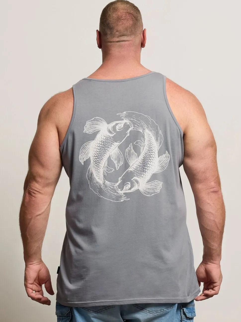 BadRhino Big & Tall Blue Koi Carp Vest