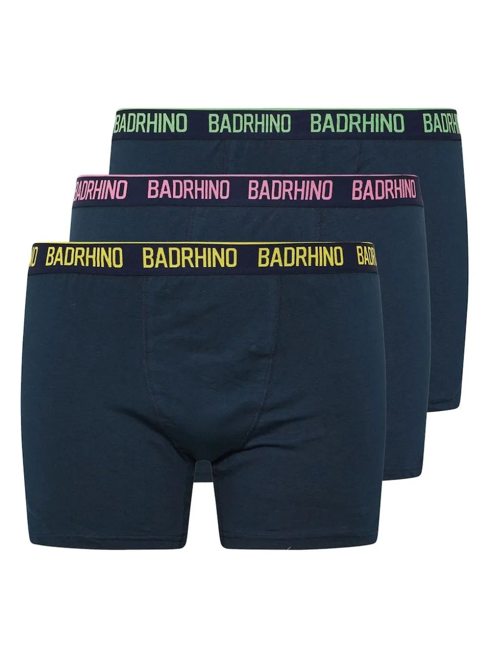 BadRhino Big & Tall Blue Multi Band Trunks 3 Pack