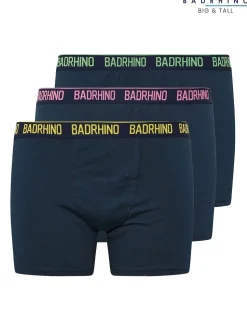 BadRhino Big & Tall Blue Multi Band Trunks 3 Pack