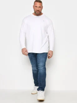 BadRhino Big & Tall Blue Mid Rise Denim Jeans