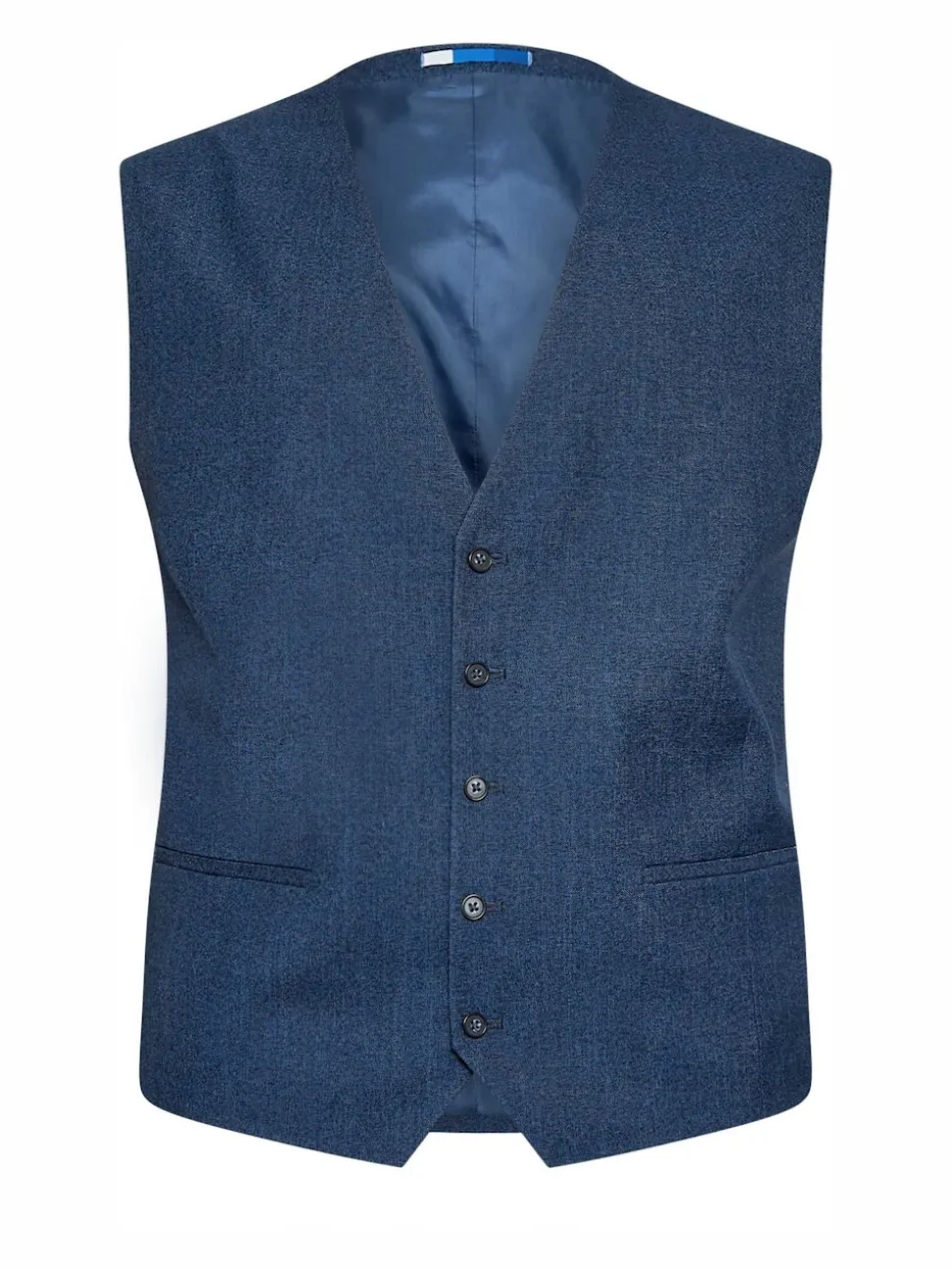 BadRhino Big & Tall Blue Regular Fit Wedding Waistcoat
