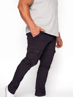 BadRhino Big & Tall Blue Stretch Cargo Trousers