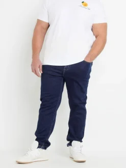 BadRhino Big & Tall Blue Super Stretch Knitted Denim Jeans