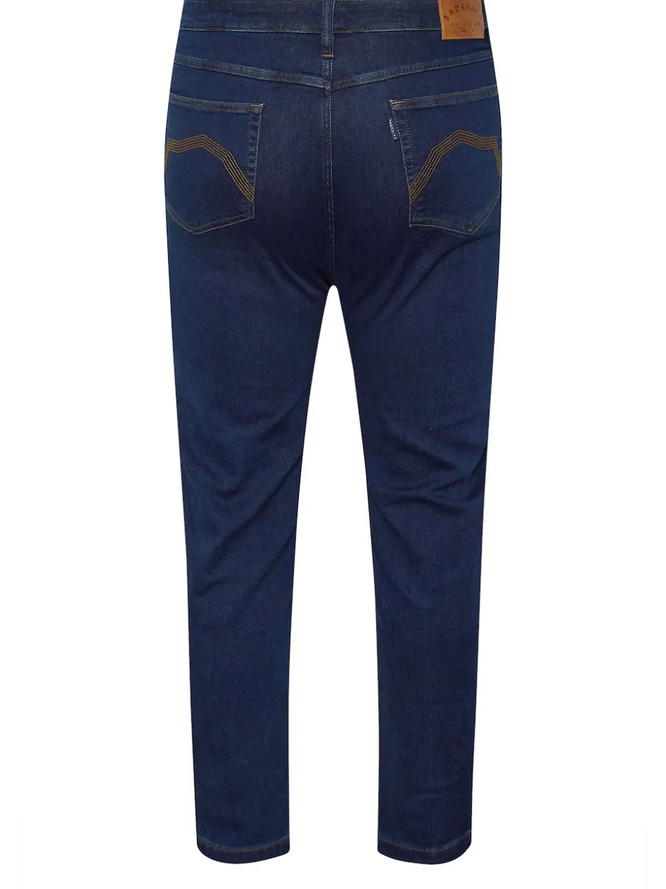 BadRhino Big & Tall Blue Super Stretch Knitted Denim Jeans