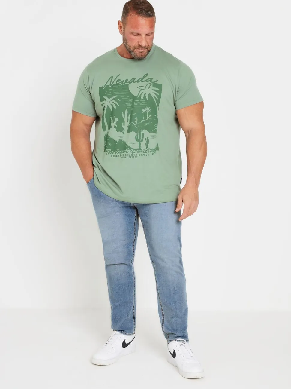 BadRhino Big & Tall Blue Stretch Jeans
