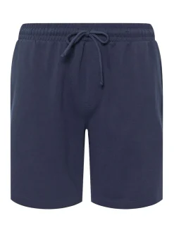 BadRhino Big & Tall Blue Textured Jersey Jogger Shorts