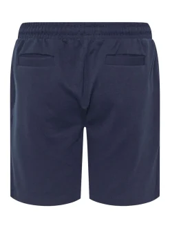 BadRhino Big & Tall Blue Textured Jersey Jogger Shorts