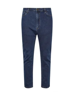 BadRhino Big & Tall Blue Tapered Strech Jeans