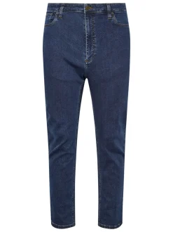 BadRhino Big & Tall Blue Tapered Strech Jeans
