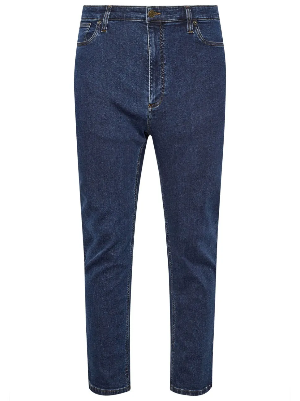 BadRhino Big & Tall Blue Tapered Strech Jeans