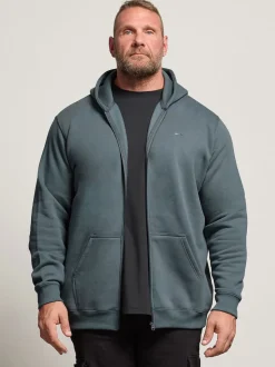 BadRhino Big & Tall Blue Zip Thru Hoodie