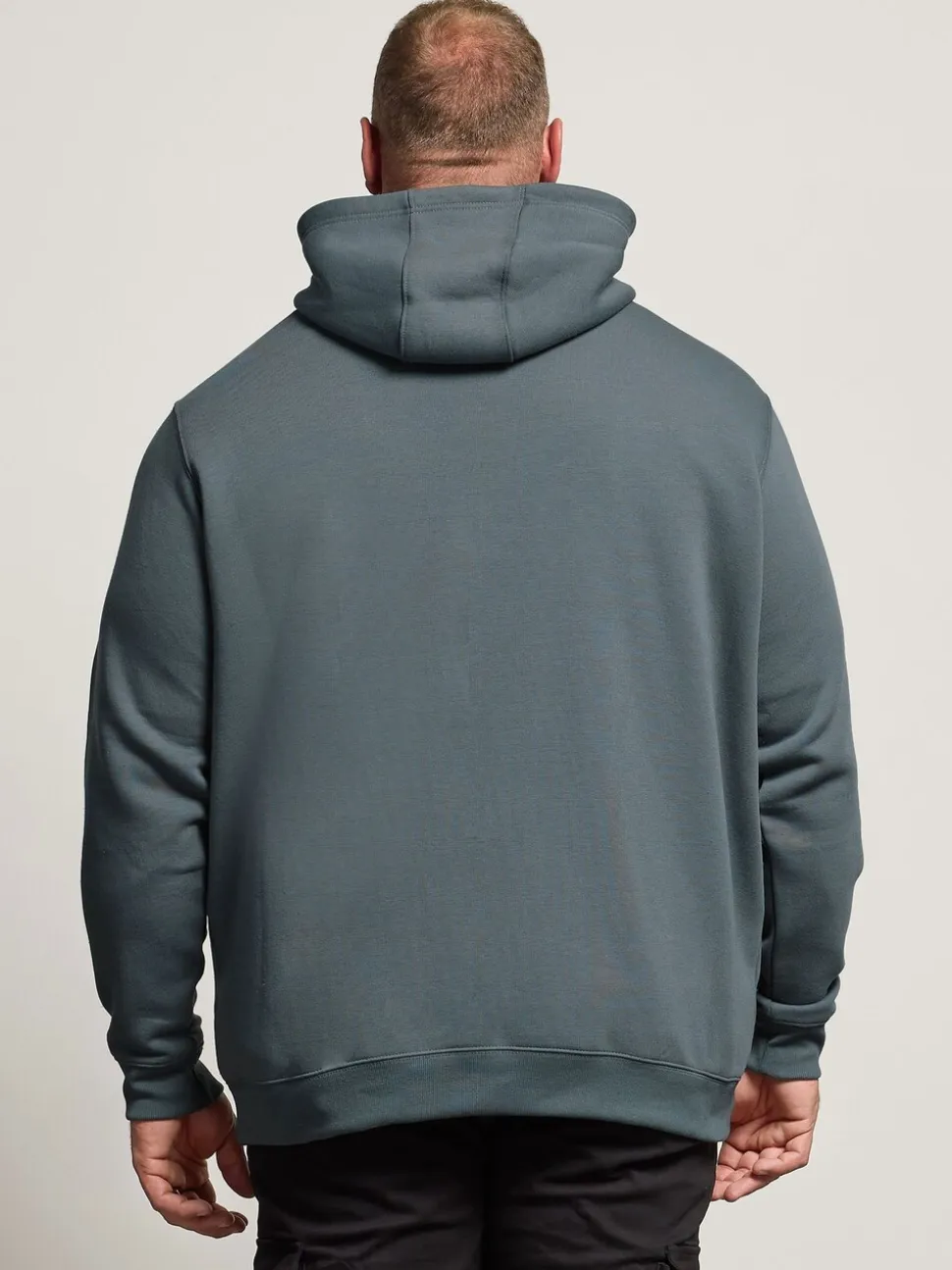 BadRhino Big & Tall Blue Zip Thru Hoodie