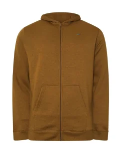 BadRhino Big & Tall Brown Zip Thru Hoodie