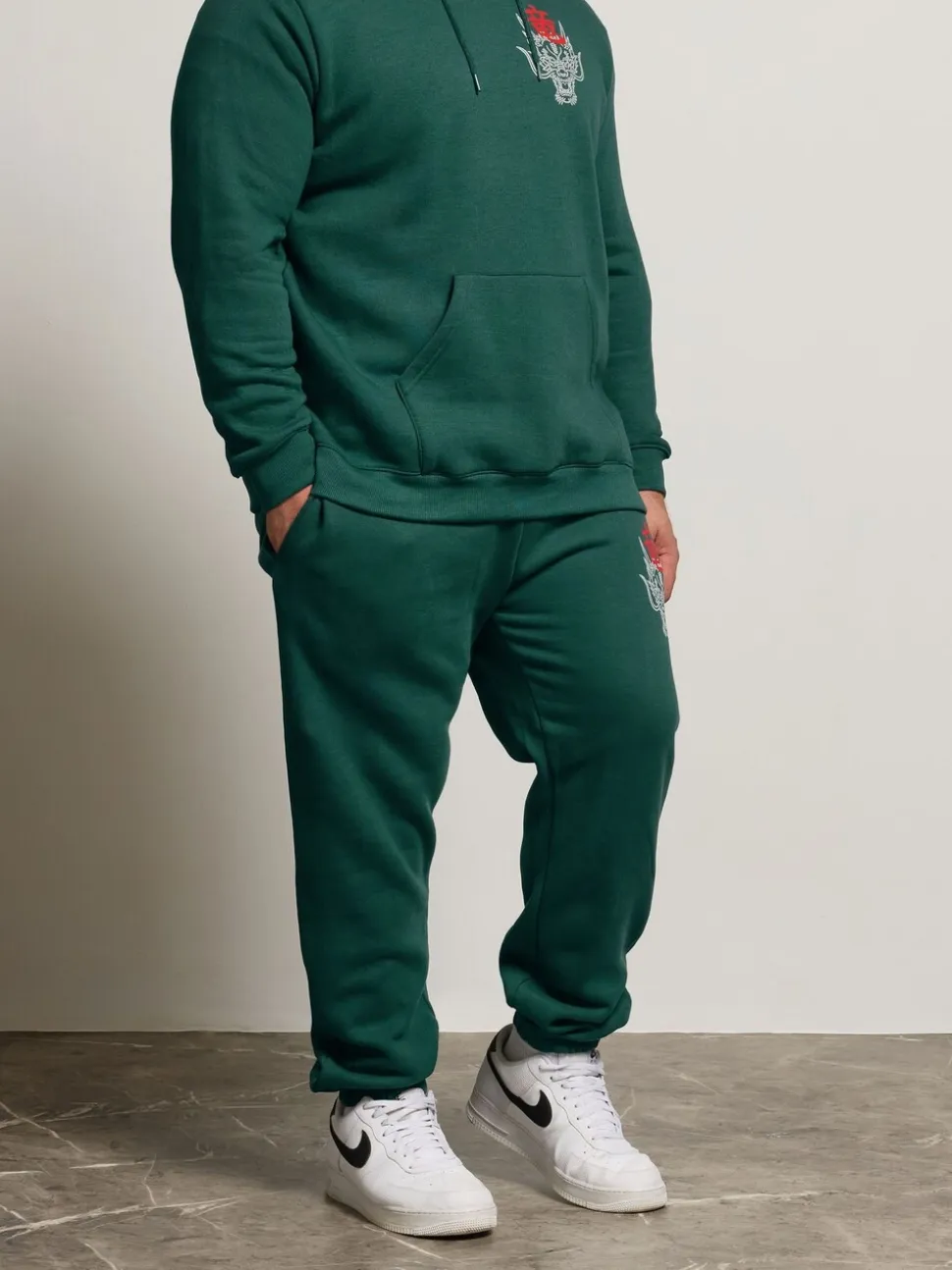BadRhino Big & Tall Green Dragon Joggers