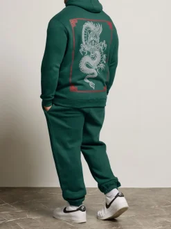BadRhino Big & Tall Green Dragon Joggers