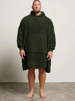 BadRhino Big & Tall Green Blanket Hoodie