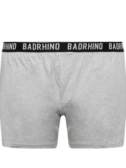 BadRhino Big & Tall Grey Boxers 5 Packs