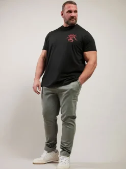 BadRhino Big & Tall Grey Chino Trousers