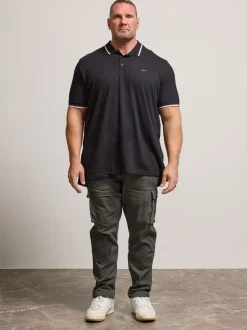 BadRhino Big & Tall Grey Cargo Trousers