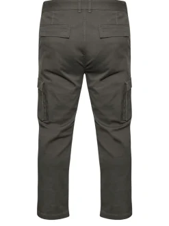 BadRhino Big & Tall Grey Cargo Trousers