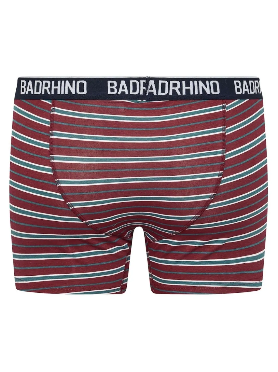BadRhino Big & Tall Navy Blue Stripe & Spot Trunks 3 Pack