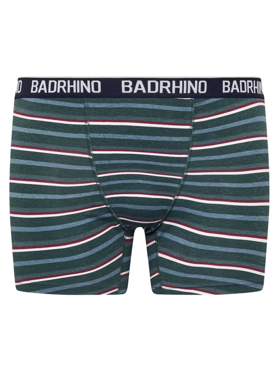 BadRhino Big & Tall Navy Blue Stripe & Spot Trunks 3 Pack