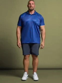 BadRhino Big & Tall Navy Blue Golf Shorts