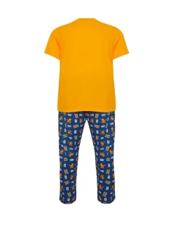 BadRhino Big & Tall Orange Garfield Loungewear Set