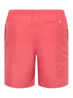 BadRhino Big & Tall Pink Plain Swim Shorts