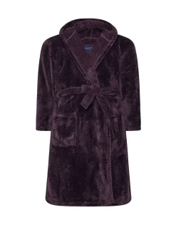 BadRhino Big & Tall Red Textured Hooded Robe