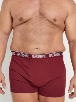 BadRhino Big & Tall Red/Blue Trunks 3 Pack