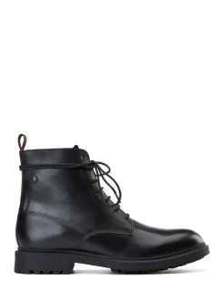 Base London Black Brunel 7 Eyelet Boot