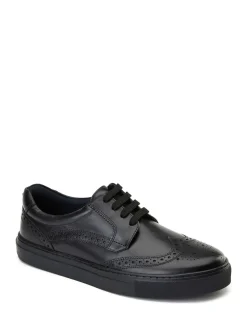 Base London Black Clapton Brogue Trainer