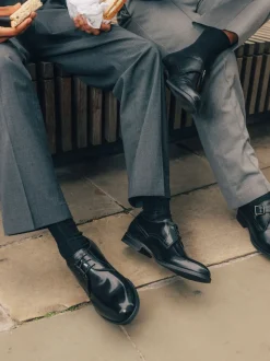 Base London Black Edison Lace Up Shoe