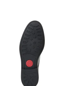 Base London Black Plymouth Toe Cap Boot