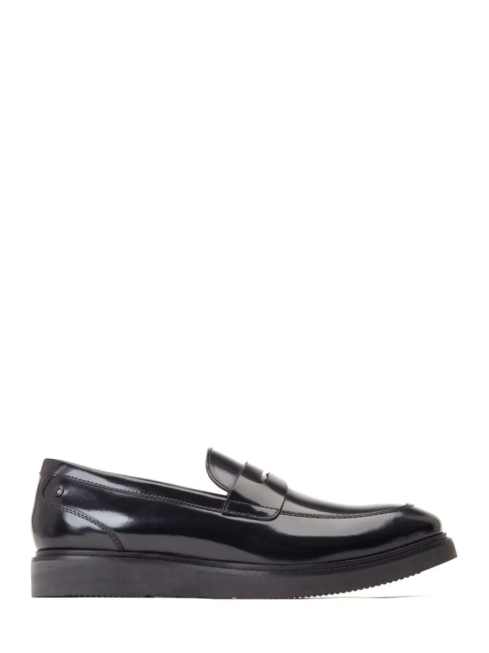 Base London Black Sid Penny Loafer