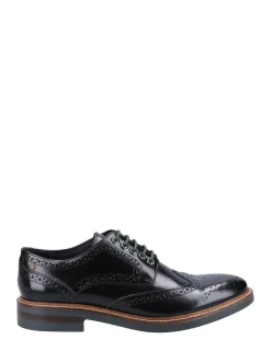 Base London Black Woburn Excel Brogue