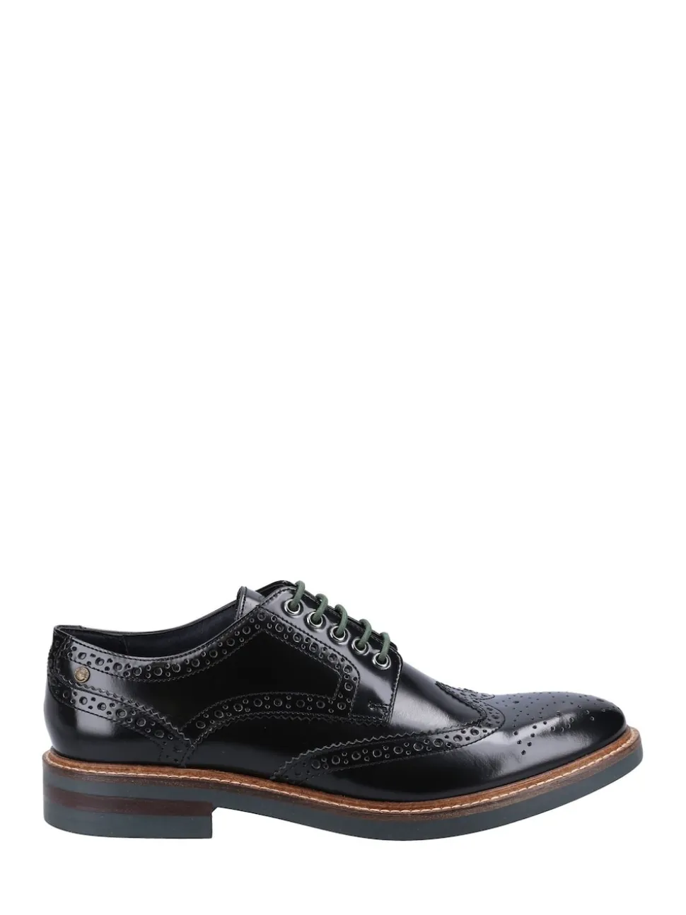 Base London Black Woburn Excel Brogue