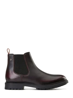 Base London Bordo Red Roebuck Chelsea Boot