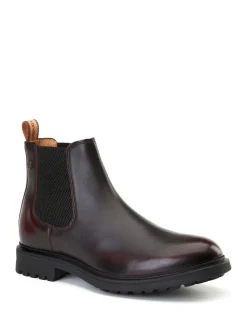 Base London Bordo Red Roebuck Chelsea Boot