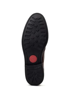 Base London Bordo Red York Brogue Shoe
