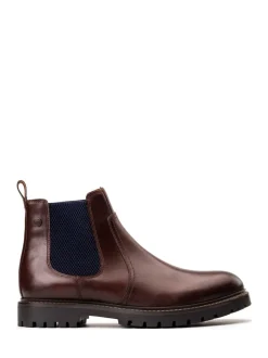 Base London Brown Zinc Chelsea Boot