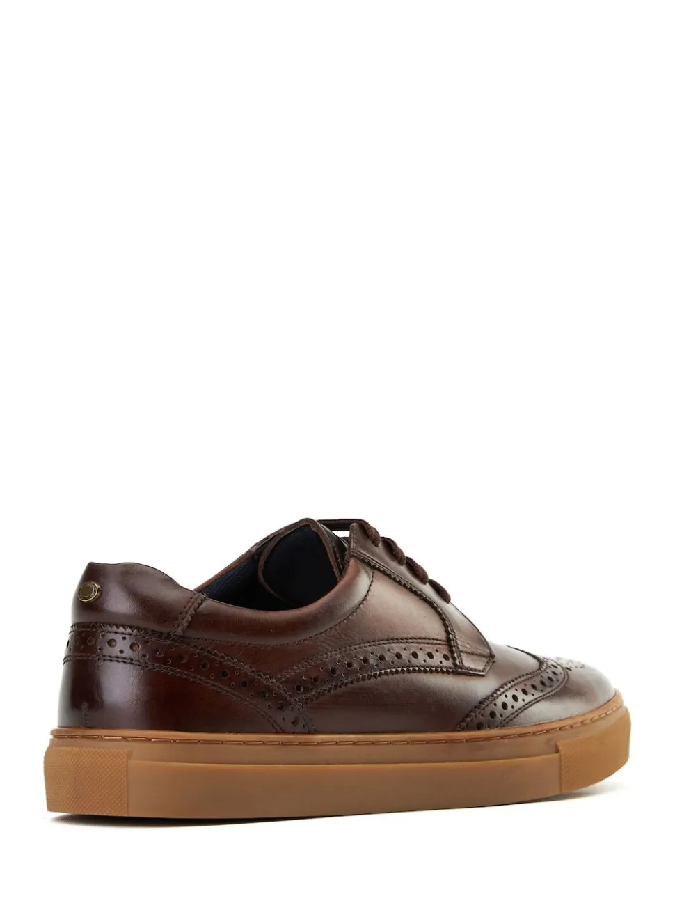 Base London Burnt Brown Clapton Brogue Trainer