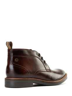 Base London Burnt Brown Lincoln Chukka Boot