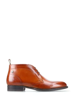 Base London Burnt Tan Brown Wallis Chukka Boot