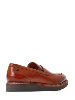Base London Tan Brown Sid Penny Loafer